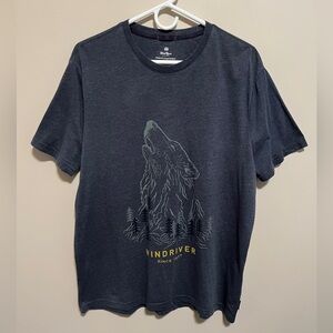 Wind River Wolf Modern Fit Graphic Tee, size L